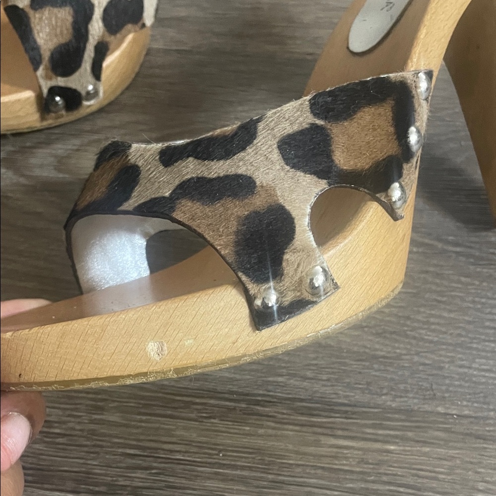 Dolce & Gabbana Brown Leopard Mules - Picture 3 of 4